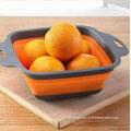 BPA Free Collapsible Kitchen Strainer BPA Free Silicone Collapsible Colander Fruit Strainer Supplier